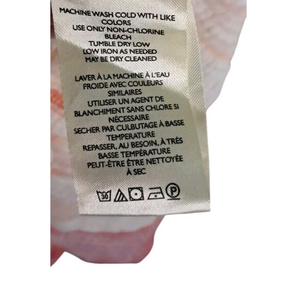 NWT We The Free Large Coral Hometown Double Cloth Buttondown Oversized Top - Picture 11 of 12